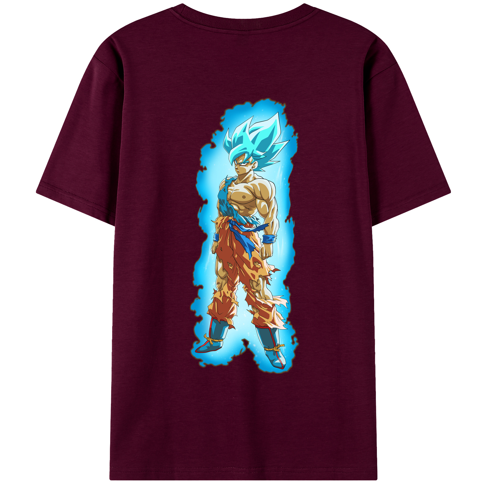 （画像用） ドラゴンボール 孫悟空（そん ごくう）Son Goku カカロット DRAGON BALL Kakarotto レディース半袖Tシャツ(バックプリント)
